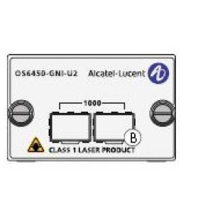 Alcatel-Lucent-Enterprise OS6450-GNI-U2 Optional Sfp Gigabit Uplink Module. Supports 2Xsfp Gigabit Ports. Inse - Tipología Genérica: Módulo 2 Port 10Gbe Sfp+; Tipología Específica: 1000Base-T; Funcionalidad: Conector Rj45