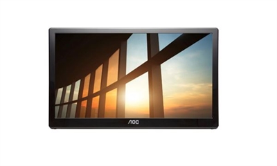 Aoc I1659FWUX AOC I1659FWUX - Monitor LED - 16 (15.6 visible) - portátil - 1920 x 1080 Full HD (1080p) @ 60 Hz - IPS - 220 cd/m² - 700:1 - 10 ms - USB - negro