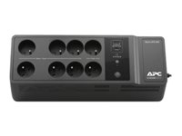 Apc BE850G2-FR APC Back-UPS BE850G2-FR - UPS - CA 220/230 V - 520 vatios - 850 VA - USB - conectores de salida: 8 - Bélgica, Francia - negro