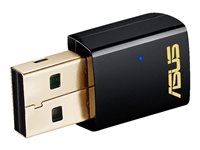 Asustek USB-AC51 Wireless Ac600 Dual Band Usb - Tipologia Interfaz Lan: Wireless; Conector Puerta Lan: Usb; Velocidad Lan: 600 Mbit/S; Bus De Sistema: Usb 2.0; Wake-On-Lan: No; Alimentación Por Medio Del Bus: Sí