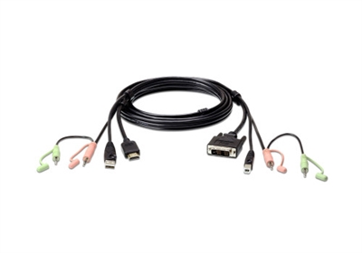 Aten 2L-7D02DH Aten 2L-7D02DH. Conector 1: HDMI, Conector 2: DVI-D, Género del conector: Macho/Macho, Longitud de cable: 1,8 m. Color del producto: Negro
