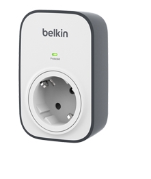 Belkin BSV102VF Belkin - Protector contra sobretensiones - conectores de salida: 1 - Alemania