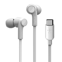 Belkin G3H0002BTWHT - Usb-C In-Ear Headphone Wht - Tipología: Auriculares Con Cable; Micrófono Incorporado: Sí; 
