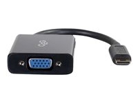 C2g 80500 C2G HDMI to VGA Adapter Converter Dongle - Vídeo conversor - HDMI - HDMI, VGA - negro