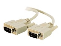 C2g 81163 C2G Economy - Cable VGA - HD-15 (VGA) (M) a HD-15 (VGA) (M) - 5 m - moldeado, tornillos de mariposa