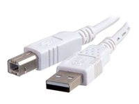 C2g 81562 C2G - Cable USB - USB (M) a USB Tipo B (M) - USB 2.0 - 3 m - blanco