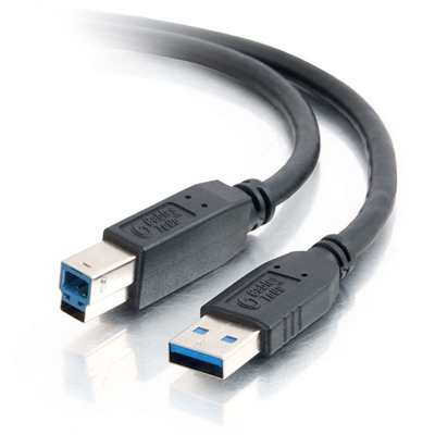 C2g 81680 C2G - Cable USB - USB Tipo A (M) a USB Type B (M) - USB 3.0 - 1 m - negro