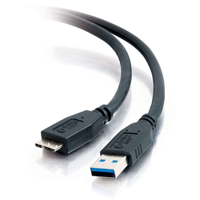C2g 81684 C2G - Cable USB - USB Tipo A (M) a Micro-USB tipo B (M) - USB 3.0 - 2 m - negro
