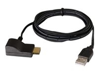 C2g 82236 C2G USB Powered HDMI Voltage Inserter - Adaptador de vídeo / audio - Conforme a la TAA - HDMI hembra a USB, HDMI macho - 1.8 m - negro