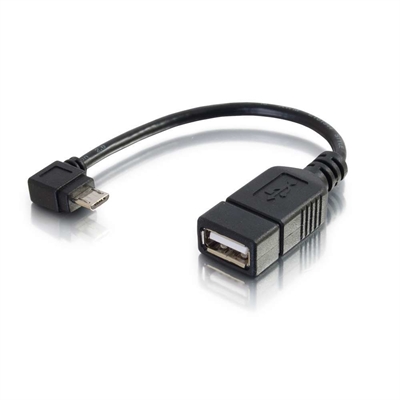 C2g 82410 C2G Mobile Device USB Micro-B to USB Device OTG Adapter Cable - Adaptador USB - USB (M) a Micro-USB tipo B (H) - 15 cm - negro