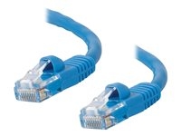 C2g 83167 C2G Cat5e Booted Unshielded (UTP) Network Patch Cable - Cable de interconexión - RJ-45 (M) a RJ-45 (M) - 10 m - UTP - CAT 5e - moldeado, sin enganches, trenzado - azul