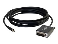 C2g 84334 C2G 1m Mini DisplayPort to Single Link DVI-D Adapter Cable M/M - Mini DP to DVI - Black - Cable DisplayPort - enlace simple - Mini DisplayPort (M) a DVI-D (M) - 1 m - negro
