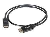C2g 84400 C2G 1m DisplayPort Cable with Latches 8K UHD M/M - 4K - Black - Cable DisplayPort - DisplayPort (M) a DisplayPort (M) - 1 m - trabado - negro