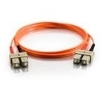 C2g 85303 C2G Low-Smoke Zero-Halogen - Cable de interconexión - modo múltiple SC (M) a modo múltiple SC (M) - 1 m - fibra óptica - 50/125 micras - naranja