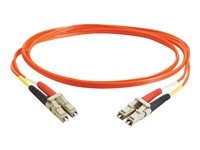 C2g 85340 C2G Low-Smoke Zero-Halogen - Cable de interconexión - LC de modos múltiples (M) a LC de modos múltiples (M) - 10 m - fibra óptica - 50/125 micras - naranja