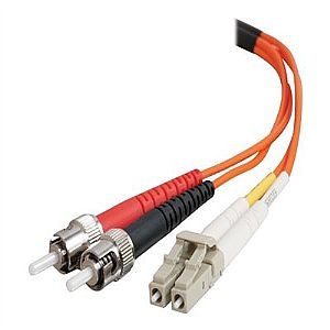 C2g 85493 C2G LC-ST 50/125 OM2 Duplex Multimode PVC Fiber Optic Cable (LSZH) - Cable de red - modo múltiple ST (M) a LC de modos múltiples (M) - 2 m - fibra óptica - impresión a dos caras - 50/125 micras - OM2 - sin halógenos - naranja