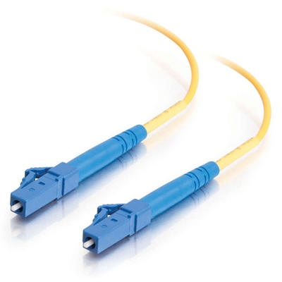 C2g 85604 C2G LC-LC 9/125 OS1 Duplex Singlemode PVC Fiber Optic Cable (LSZH) - Cable de interconexión - modo simple LC (M) a modo simple LC (M) - 1 m - fibra óptica - impresión a dos caras - 9/125 micrones - OS1 - sin halógenos - amarillo
