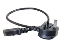 C2g 88511 C2G Universal Power Cord - Cable de alimentación - BS 1363 (M) a IEC 60320 C13 - 50 cm - moldeado - negro