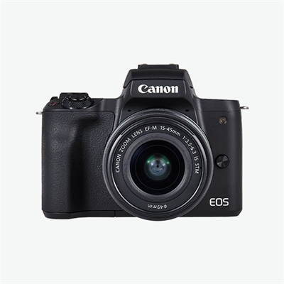 Canon 2680C012 Eos M50 Bk M15-45 S - Megapixel: 25,8; Color Principal: Negro; Dimensiones (Pulgadas): 3 Inches; Objetivo En Kit: Sí; Resolución Hd: Full Hd (1080I); Conexión Wi-Fi: Sí; Gps: No