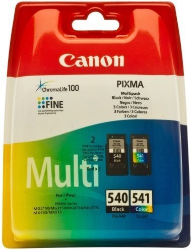 Canon 5222B014 Canon Cartucho Negro/Color Pg-540Xl/Cl-541Xl (Pack 2 Blister Sin Alarma)