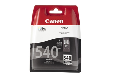 Canon 5225B004 Canon PG-540 w/sec. Tipo: Original, Tipo de tinta: Tinta a base de pigmentos, Colores de impresión: Negro. Tipo de embalaje: Ampolla