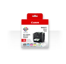 Canon 9254B004 Canon Pgi-2500 Xl Pack 4 Colores Negro/Cian/Magenta/Amarillo