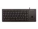 Cherry G84-5400LUMES-2 - Cherry XS Trackball Keyboard G84-5400 - Teclado - USB - 89 teclas - seguibola - negro - Es