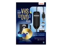 Corel 253000EU Roxio Easy VHS to DVD 3 - Caja de embalaje - 1 usuario - DVD - Win - Multi-Lingual