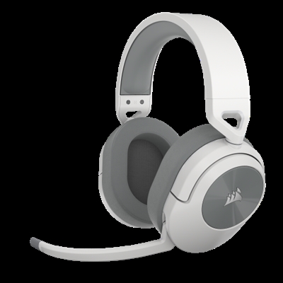 Corsair CA-9011281-EU Los auriculares para juegos CORSAIR HS55 WIRELESS combinan audio inalámbrico de baja latencia a 2,4 GHz, Bluetooth y sonido envolvente Dolby Audio 7.1 inalámbrico de 2,4 GHz en PC y Mac con un diseño ligero para una comodidad esencial durante todo el día.