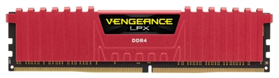 Corsair CMK8GX4M2A2666C16R Corsair Vengeance LPX 8GB DDR4-2666. Componente para: PC/servidor, Memoria interna: 8 GB, Diseño de memoria (módulos x tamaño): 2 x 4 GB, Tipo de memoria interna: DDR4, Velocidad de memoria del reloj: 2666 MHz, Forma de factor de memoria: 288-pin DIMM, Latencia CAS: 16, Color del producto: Rojo