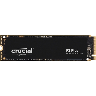 Crucial CT4000P3PSSD8 SSD Crucial P3 Plus Gen4 NVMeEl valioso rendimiento Gen4 está aquí. Presentamos la SSD Crucial® P3 Plus Gen4 NVMe™, con una velocidad increíble de lectura/escritura secuencial de hasta 5000/4200 MB/s1 y protección de datos para una óptima seguridad. Diseñada por Micron® con la última tecnología Gen4 NVMe, la Crucial P3 Plus viene con amplias capacidades y ofrece una retrocompatibilidad flexible para la mayoría de los sistemas Gen3.Rendimiento potente Actualice su ordenador con el rendimiento Gen4 que necesita al precio que desea. La SSD Crucial P3 Plus NVMe ofrece tiempos de carga y de transferencia de datos que son 8,9 veces más rápidos que SATA y 43 % más rápidos que los de las SSD Gen3 más potentes.Amplio almacenamientoCon un amplio almacenamiento de hasta 4 TB, la Crucial P3 Plus ofrece un potente almacenamiento Gen4 para aplicaciones, programas, archivos, documentos, fotografías, vídeos y videojuegos, y seguir teniendo espacio libre.Tecnología fiableLas SSD Crucial P3 Plus Gen4 NVMe cuentan con NAND de alta calidad Micron® Advanced 3D, probados y validados para cumplir con los estándares estrictos que usted espera de uno de los mayores fabricantes de memoria flash. ¿Necesita pruebas? Consulte nuestra línea premiada de SSD.Seguridad sólidaLa tecnología Gen4, el software de gestión de SSD para optimizar el rendimiento y las actualizaciones de firmware proporcionan a la SSD Crucial P3 Plus Gen4 NVMe todo lo que necesita para su seguridad y tranquilidad.