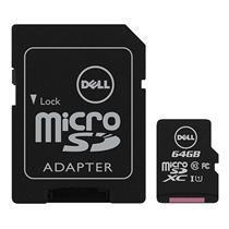 Dell A8931746 Dell - Tarjeta de memoria flash (adaptador microSDXC a SD Incluido) - 64 GB - UHS-I / Class10 - microSDXC - para Inspiron 17R 57XX, 17R 7720, Latitude D630, OptiPlex 50XX, 5250, 90XX, XPS One 27XX