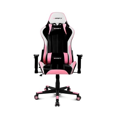 Drift DR175PINK SILLA GAMING DRIFT DR175 ROSA INCLUYE COJINES CERVICAL Y LUMBAR