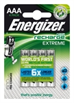 Energizer E300624400 - Energizer Accu Recharge Extreme 800 AAA BP4. Tipo de batería: Batería recargable, Tecnolog