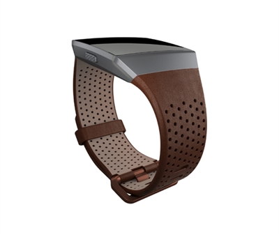 Fitbit FB164LBDBL Fitbit Leather Band - Correa de reloj para reloj inteligente - Grande - coñac - para Fitbit Ionic