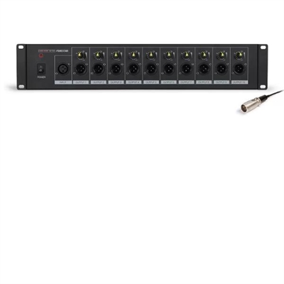 Fonestar-Sistemas FDT-110F Distribuidor Audio - Unidad Rack: 1 U; Número De Montantes Verticales: 0; Profundidad: 85 Mm; Color: Negro
