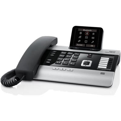 Gigaset S30853-H3100-D201  Telefono Sobremesa Gigaset Dx800a All-In- One - Número De Puertos Red: 2; Puertos Usb: Sí; Conformidad Voip: Sip; Wireless: No; Tecnología: Ip