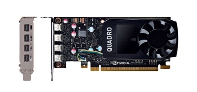 Hp 3TQ28AA NVIDIA Quadro P620 - Tarjeta gráfica - 1 GPU - Quadro P600 - 4 GB GDDR5 - para HP Z2 Mini G4 Performance