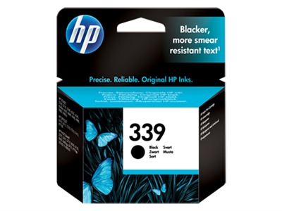 Hp C8767EE#301 HP 339 - 21 ml - negro - original - blíster - cartucho de tinta - para Officejet 63XX, 72XX, K7100, K7103, Photosmart 25XX, 26XX, C3110, C3125, D5155, D5156