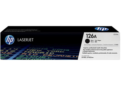 Hp CE310A 1.200 Paginas Hp Laserjet Pro 100/Cp/1025Nw/1025/1020 Toner Negro 126A