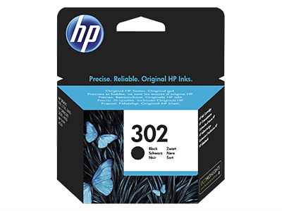 Hp F6U66AE#ABE 190 Pag Hp Officejet 3636/3830/3832 Deskjet 1110 All-In-One Nº302 Cartucho Negro