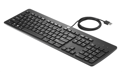 Hp N3R87AA#ABE Hp Usb Business Slim Keyboard - Interfaz: Usb; Disposición Del Teclado: Versión Española; Color Principal: Negro; Retroiluminación: No