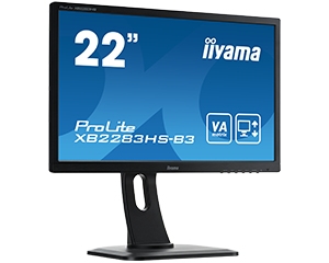 Iiyama XB2283HS-B3 iiyama ProLite XB2283HS-B3 - Monitor LED - 22 (21.5 visible) - 1920 x 1080 Full HD (1080p) @ 75 Hz - VA - 250 cd/m² - 3000:1 - 4 ms - HDMI, VGA, DisplayPort - altavoces - negro