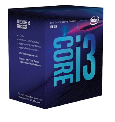 Intel BX80684I38100 Intel® Core™ i3-8100 Processor (6M Cache, 3.60 GHz)