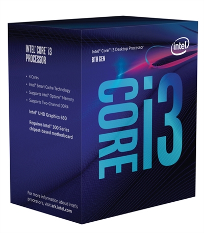 Intel BX80684I38300 Intel Core i3-8300, Intel® Core™ i3, LGA 1151 (Zócalo H4), 14 nm, Intel, i3-8300, 3,7 GHz