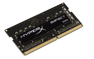Kingston HX424S14IB/4 Adelántate con la memoria DDR4 SODIMM de última generación.Equipa al máximo tu portátil u ordenador de formato pequeño con la memoria HyperX® Impact DDR4 SODIMM y reduce al mínimo el retraso del sistema. Compatible con Intel XMP en capacidades de hasta 64 GB, la memoria Plug & Play HyperX Impact DDR4 hace overclocking automáticamente a la frecuencia más alta publicada (hasta 3200 MHz)1, para dar compatibilidad a las últimas tecnologías de CPU de Intel y AMD. Ranura en la placa de circuito impreso negra y elegante para disfrutar de una mejora sencilla, sin necesidad de entretenerse con la BIOS. Actualiza el rendimiento de tu sistema y haz que siga funcionando frío, silencioso y de forma eficiente gracias al bajo voltaje de 1,2 V de la memoria HyperX Impact DDR4.1.La memoria HyperX DDR4 PnP funcionará con casi todos los sistemas DDR4 hasta la velocidad que permita la BIOS del sistema del fabricante. PnP no puede aumentar la velocidad de la memoria del sistema por encima de lo que permite la BIOS del fabricante. El overclocking de la memoria se bloquea a 2133 MHz (Skylake) o 2400 MHz (Kaby Lake) o 2666 MHz (Coffee Lake) en todos los procesadores móviles, excepto en los procesadores Core i7 serie H (i7-xxxxHQ o i7-xxxxHK).