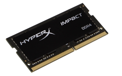Kingston HX426S15IB2/16 HyperX Impact - DDR4 - módulo - 16 GB - SO-DIMM de 260 contactos - 2666 MHz / PC4-21300 - CL15 - 1.2 V - sin búfer - no ECC - negro