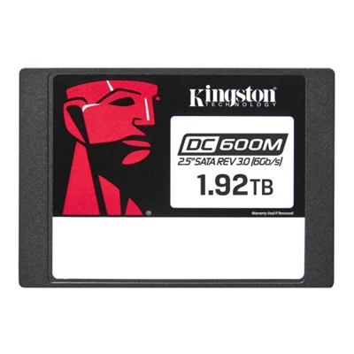 Kingston SEDC600M/1920G Kingston DC600M - SSD - Mixed Use - 1.92 TB - interno - 2.5 - SATA 6Gb/s