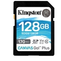 Kingston SDG3/128GB - Kingston Canvas Go! Plus - Tarjeta de memoria flash - 128 GB - Video Class V30 / UHS-I U3 