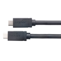 Kramer 96-0235106 - C-U32/FF es un cable USB-C(M) a USB-C(M), USB 3.2 Gen-2 SuperSpeed+ que ofrece un nivel co